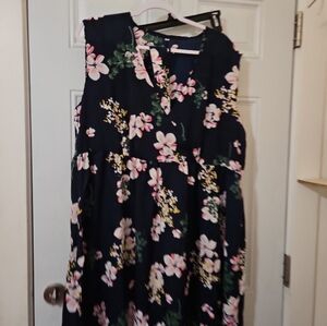 Plus Size Dress with Belt